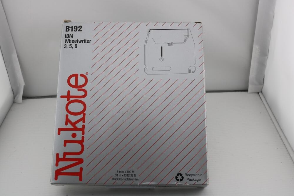NuKote B192 Typewriter Ribbon for IBM Wheelwriter 3 5 6 Series II 1337761 New
